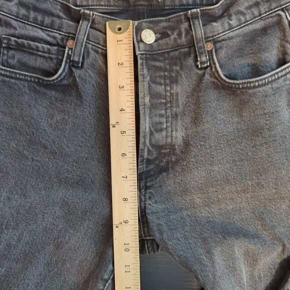 Mango MNG Black Wash Denim Jeans 5 Button Fly Women's 4 - Picture 12 of 12